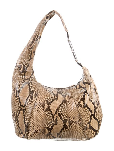 fendi python hobo bag